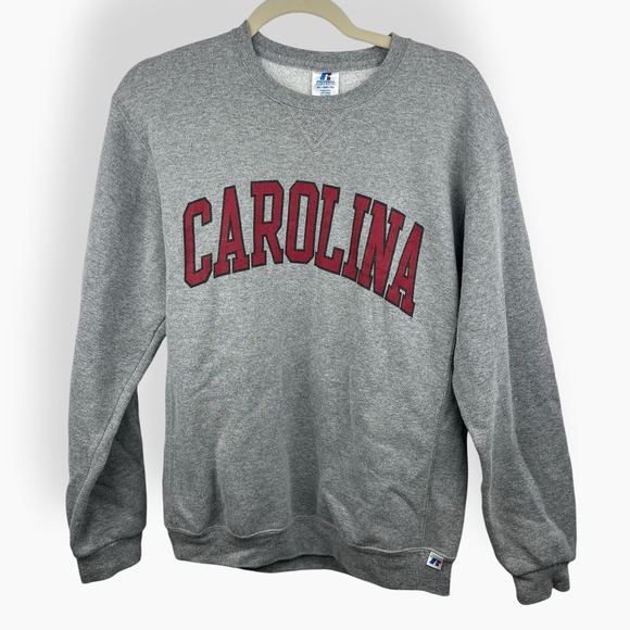 Vintage South Carolina Gamecocks Russell Athletic Sweatshirt Youth XL Gray - Picture 1 of 8